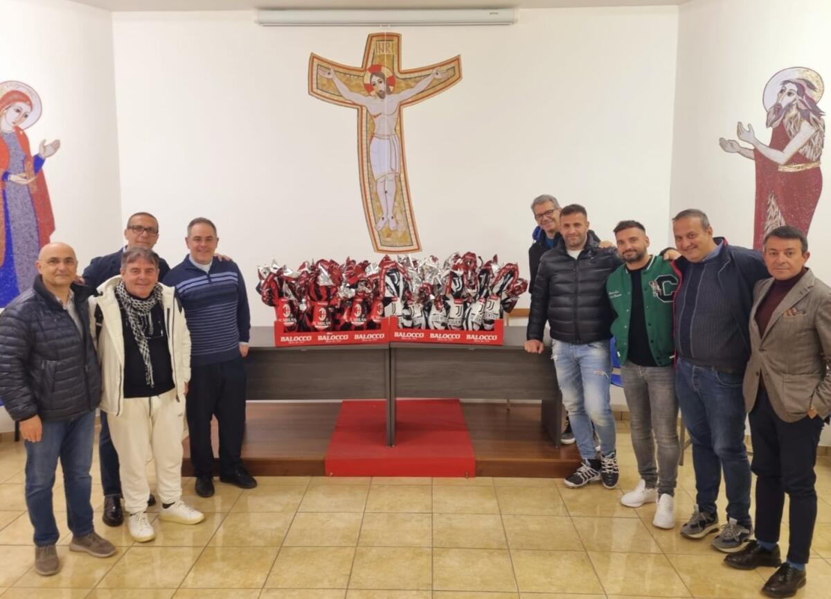 Milan Club e Juventus Club donano uova di Pasqua alla Piccola casa della Misericordia - 