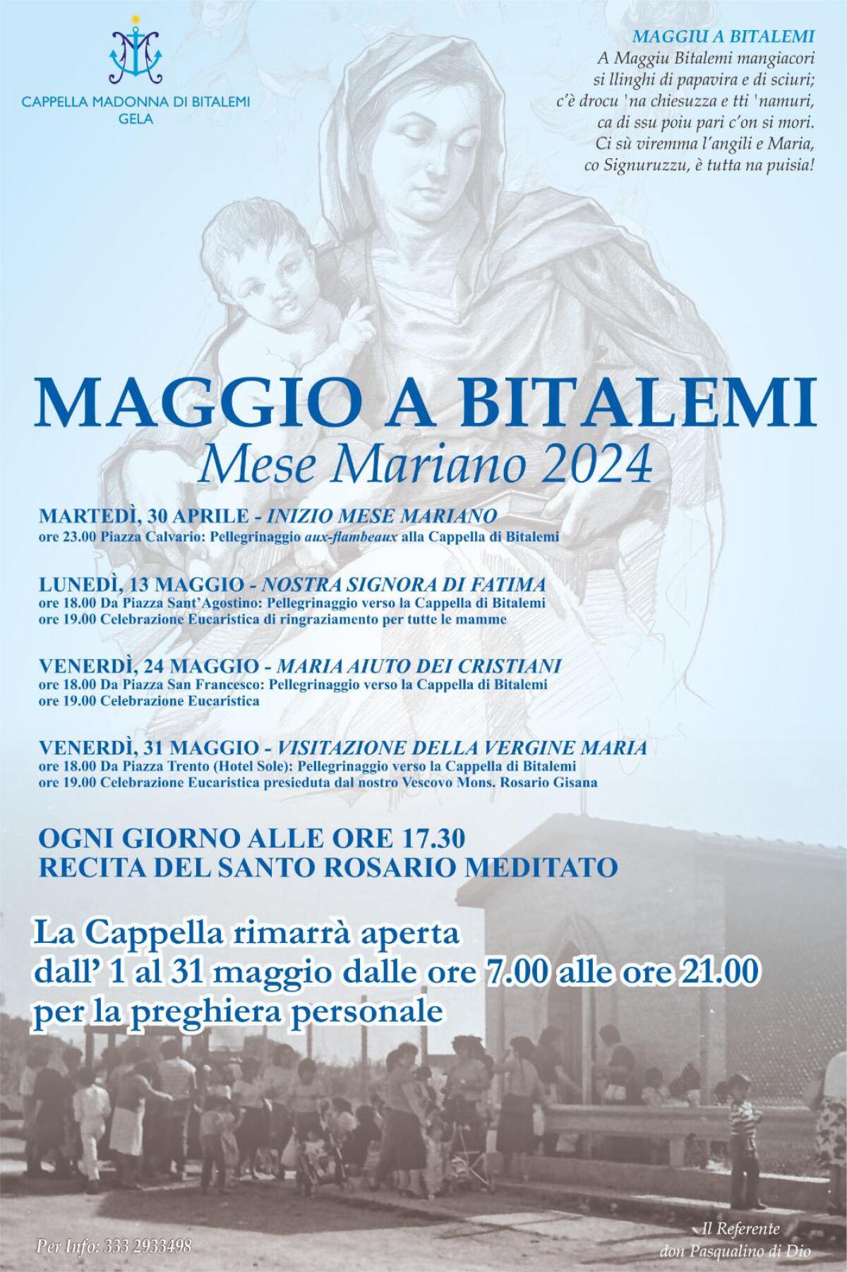 Il mese della Madonna inizia col pellegrinaggio - 