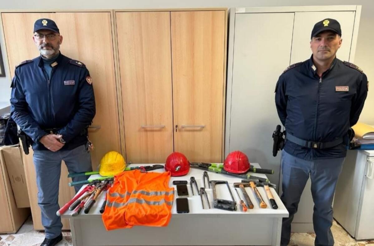 Furto cavi di rame, Polizia blocca terzetto di pregiudicati catanesi - 
