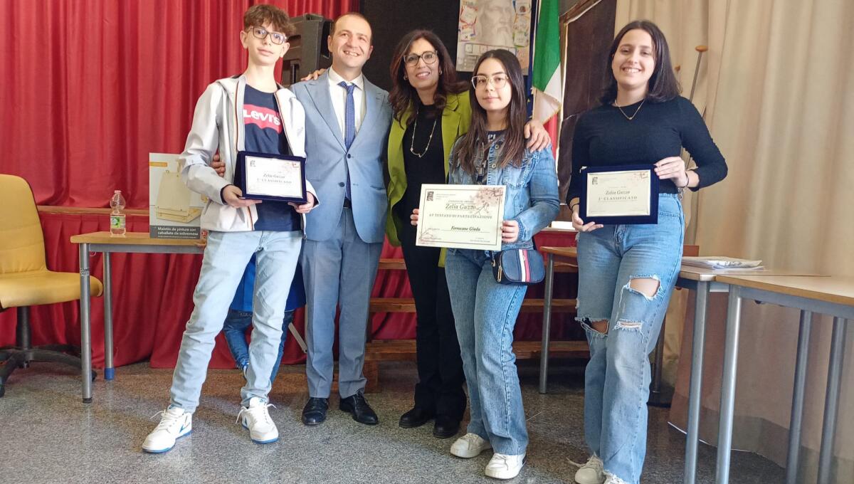 Gli alunni della Quasimodo vincitori del Premio per Zelia Guzzo - 