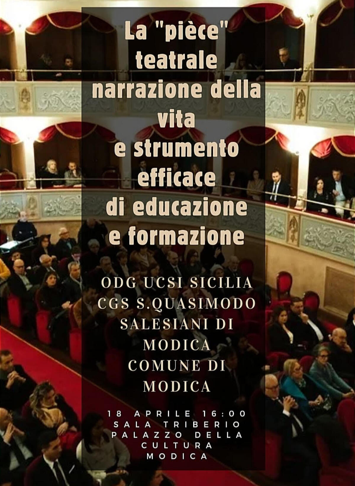 La “pièce” teatrale, strumento efficace di educazione e formazione - 
