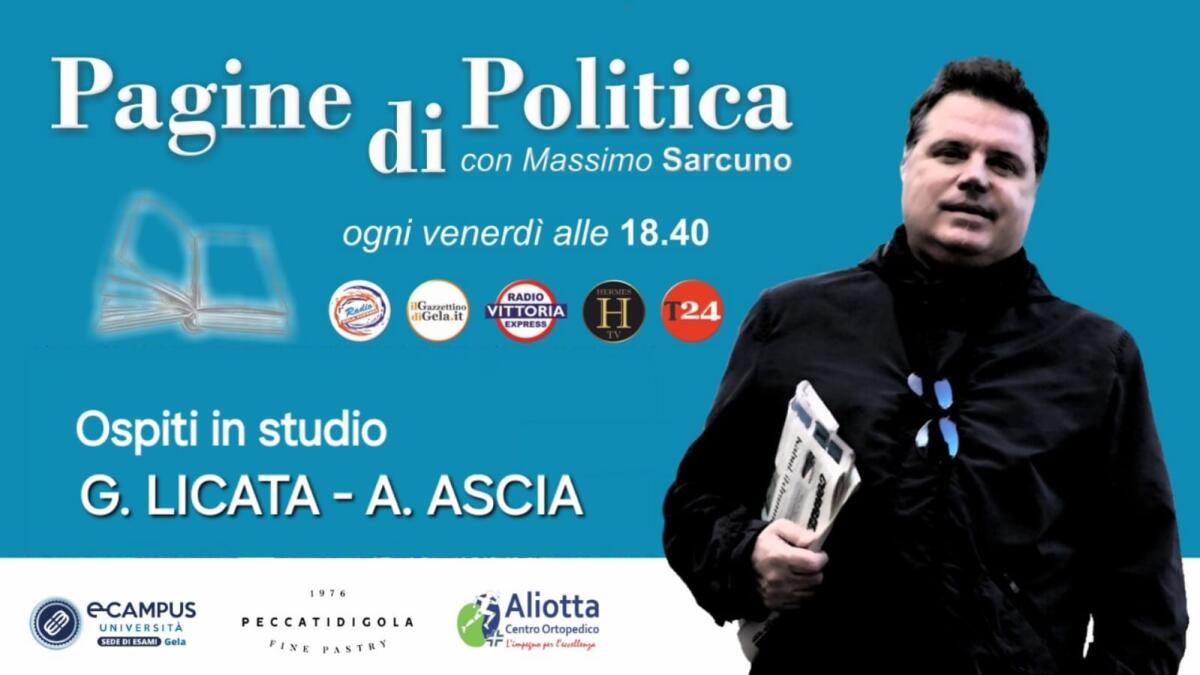 Torna stasera &#8220;Pagine di Politica&#8221; - 