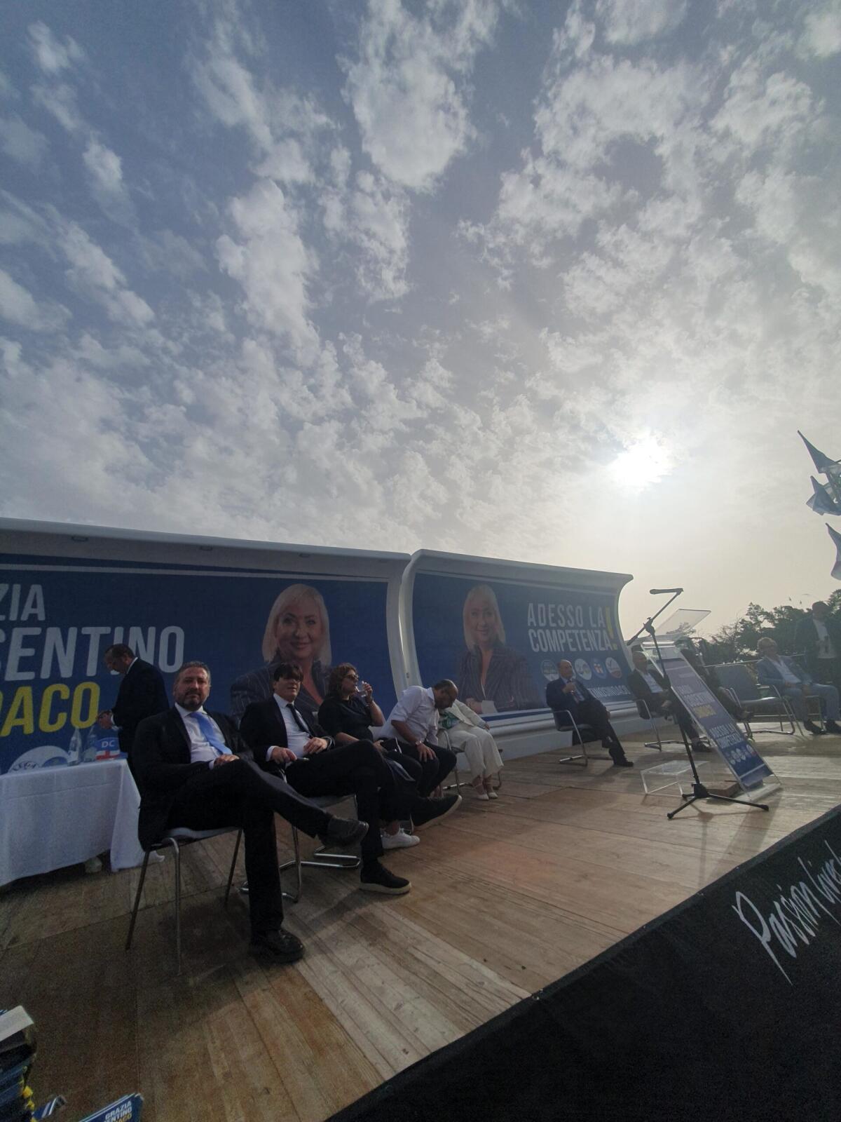 Il feeling dei big del centrodestra con Grazia Cosentino - 