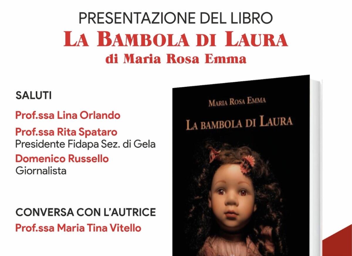 “La bambola di Laura”, sabato la presentazione alla Libreria Orlando - 