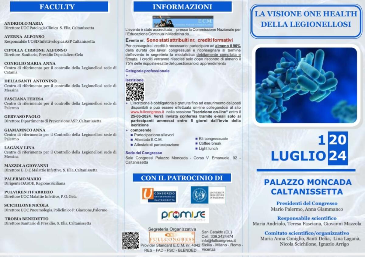 La diffusione della legionellosi: evento scientifico - 