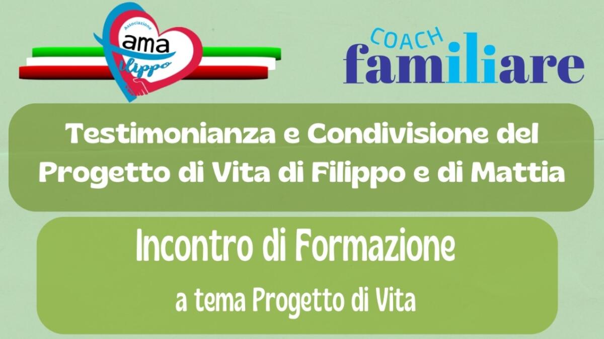 Testimonianza e condivisione del progetto Vita - 
