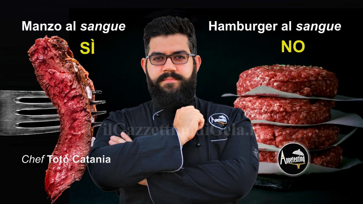 Lo chef Totò Catania propone: Sicurezza alimentare, hamburger ben cotto o al sangue? -