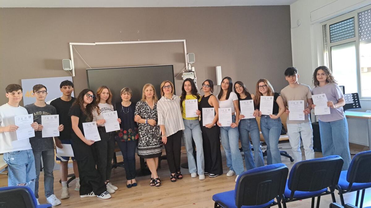 Premiazione al Liceo scientifico - 