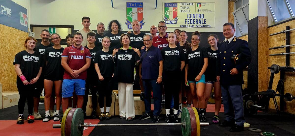 Visita del Questore al Centro Federale Nazionale di Pesistica -