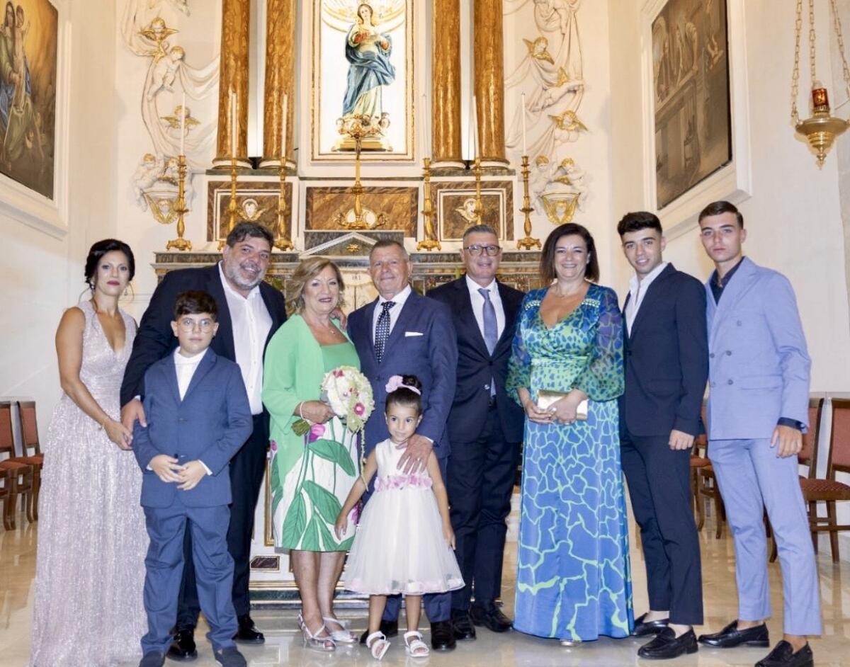 Festa per la famiglia Ferrigno per i 50 anni di matrimonio di Emanuele e Maria -