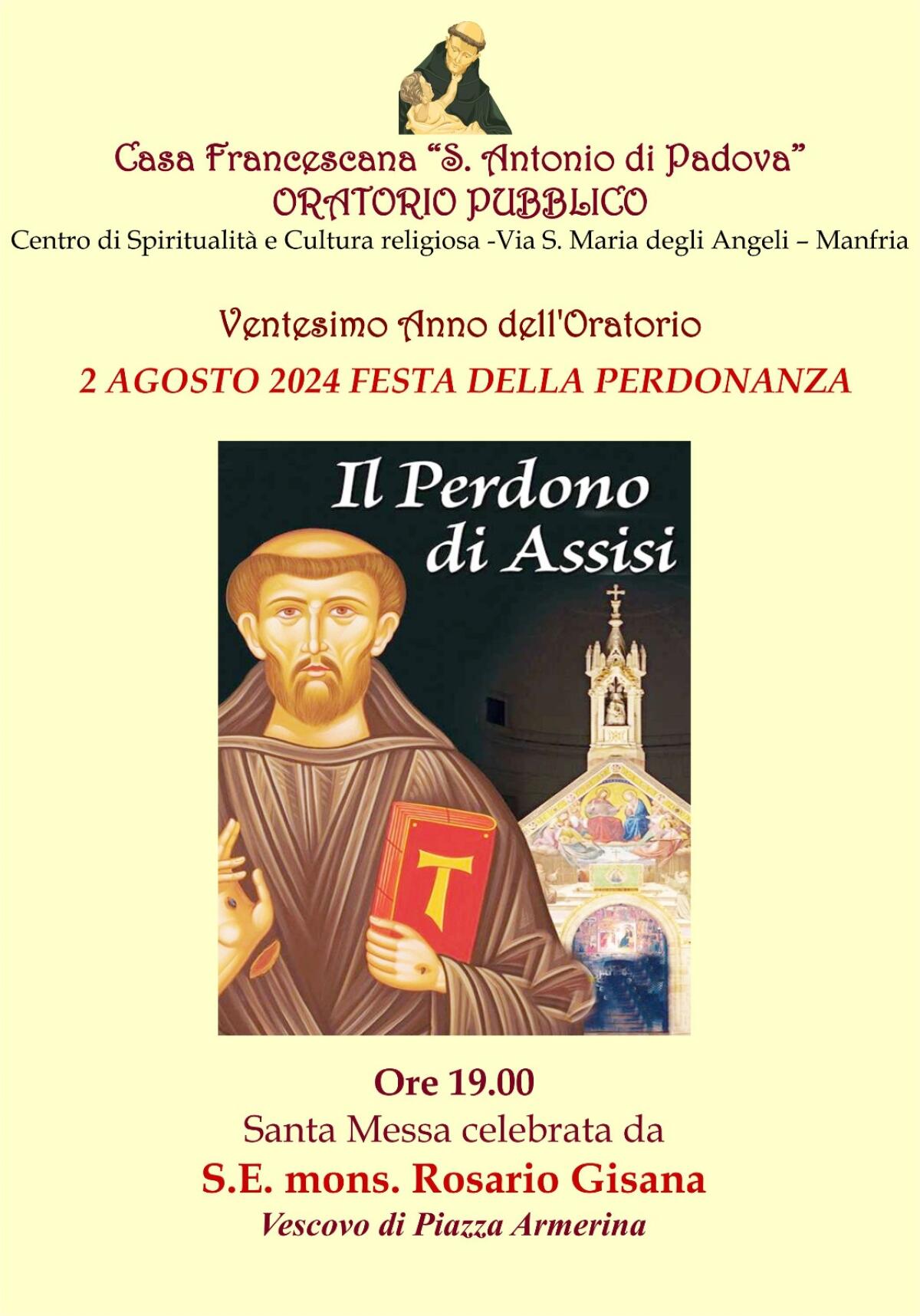 Festa del Perdono d’Assisi a Gela - 