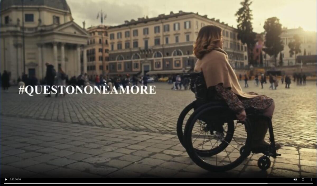 Spot della Polizia di Stato contro la violenza sulle donne - Screenshot