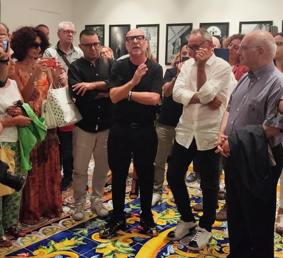 Antonio Pignato alla mostra di Dolce&amp;Gabbana - 