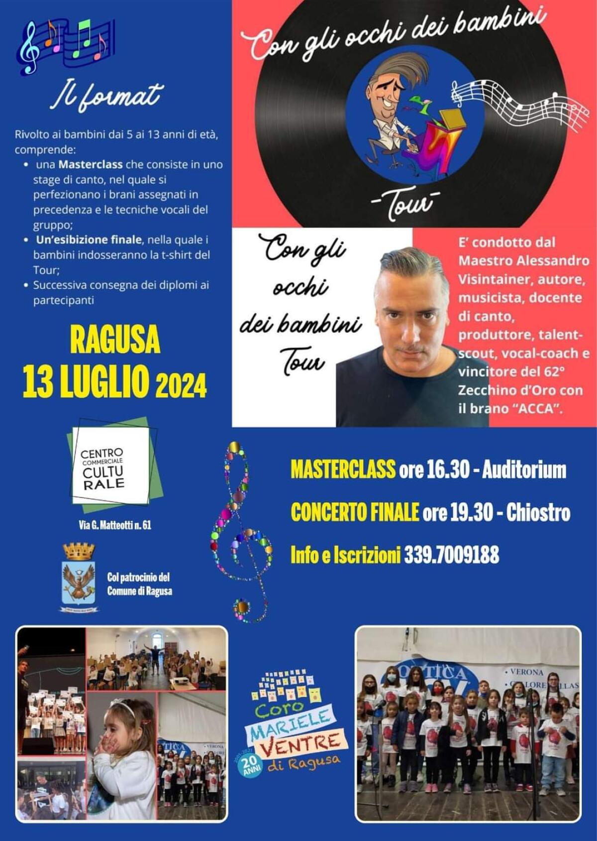 Masterclass canora nel centro storico di Ragusa - 