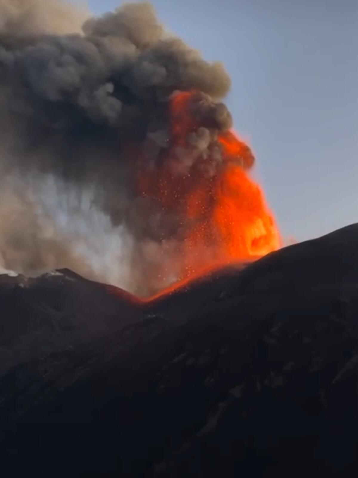 L&#8217;Etna si è svegliato - 