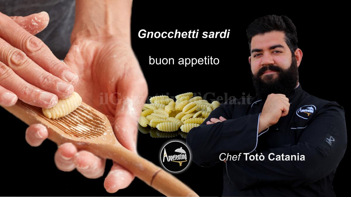 Lo chef Totò Catania propone: Gnocchetti sardi, peperoni, salsiccia e burrata -