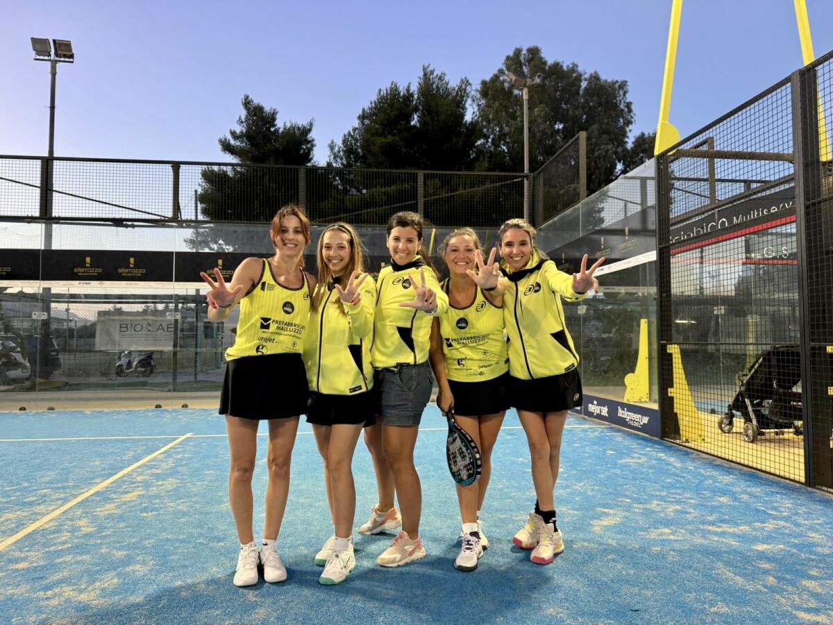 Padel, Serie D femminile: tris di successi ad Agrigento per la Santa Lucia - 