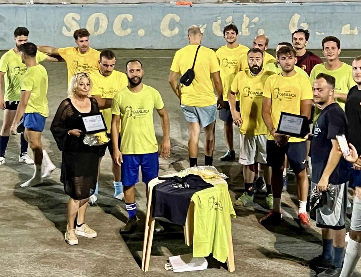 Il memorial “Gianluca Caterini”, ieri il ricordo del giovane gelese tra sport e amicizia -