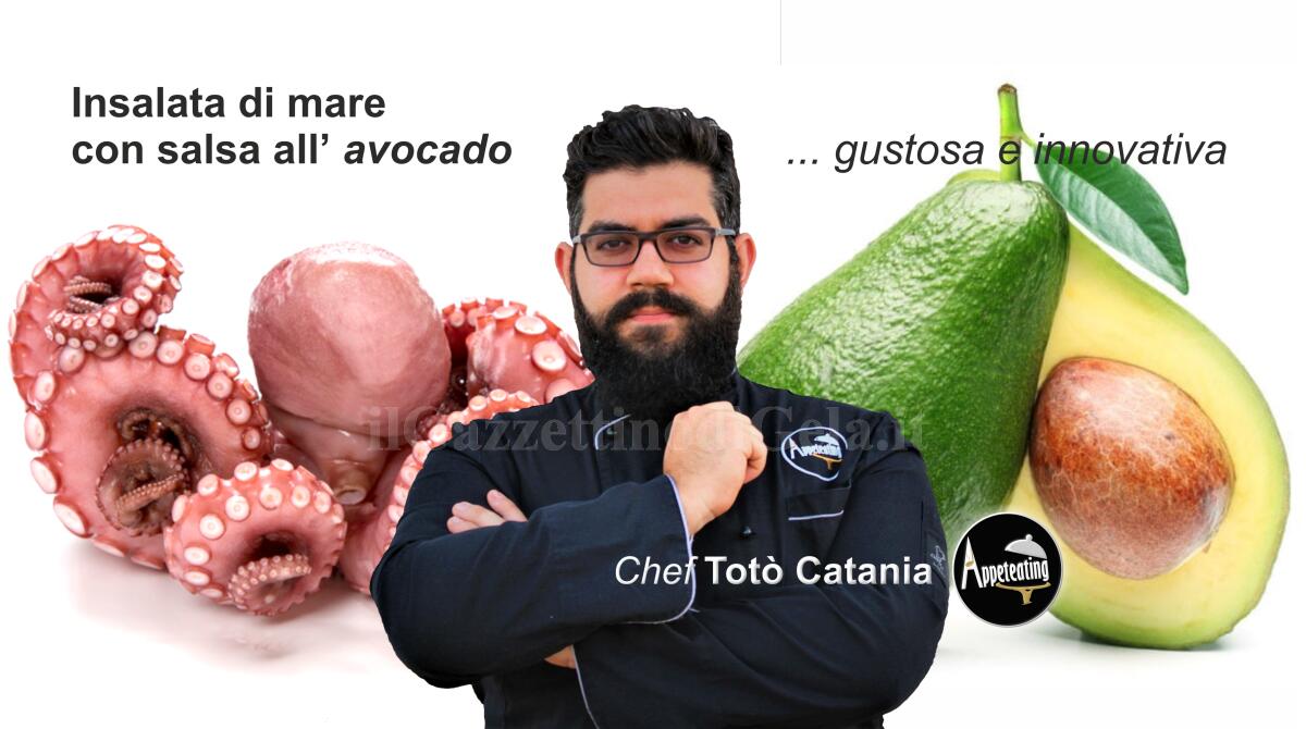 Lo chef Totò Catania propone: Insalata di mare con salsa all&#8217;avocado - 