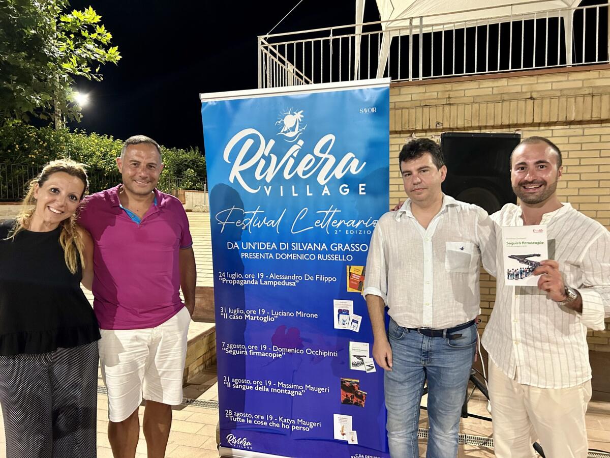 Festival letterario al Riviera Village: terzo incontro con la presentazione di “Seguirà firmacopie” - 