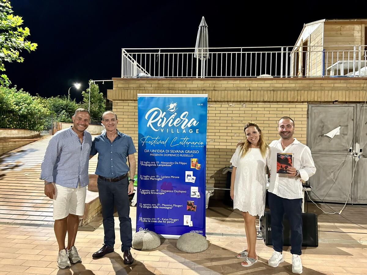 Al Riviera Village il quarto incontro del Festival Letterario con Massimo Maugeri - 