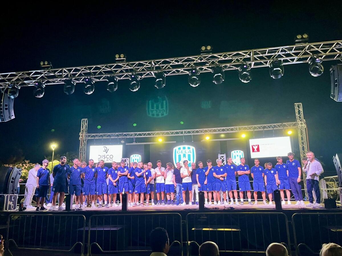 Grande successo per la presentazione del Gela calcio al Disco Village  - 