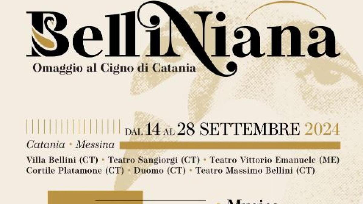 Dal 14 settembre parte la “Belliniana” -