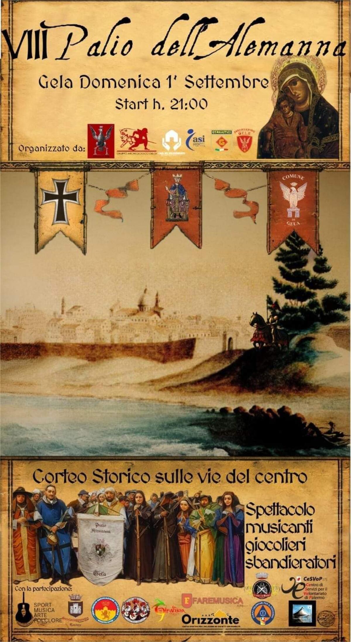 Il primo settembre il Palio dell’Alemanna -