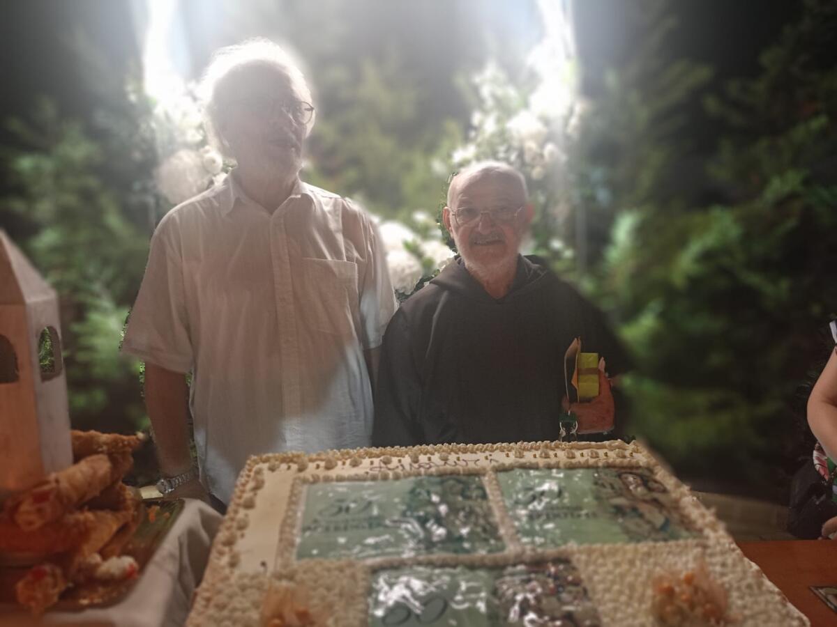 Convento dei Cappuccini in festa: due sacerdoti da 50 anni - 