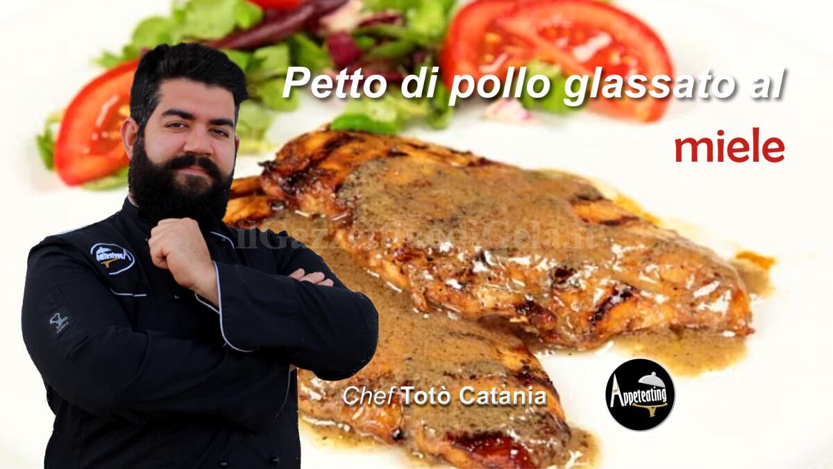 Lo chef Totò Catania propone: Pollo glassato alla soia, senape e miele -