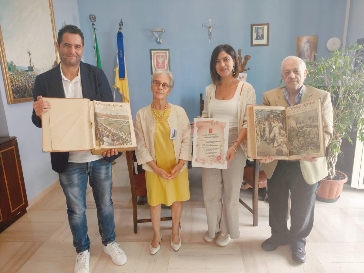 Donati al Comune di Gela 244 numeri de &#8220;La Domenica del Corriere&#8221; - 