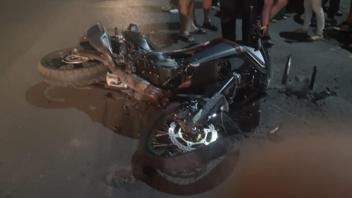 Scontro auto-moto, centauro ferito -