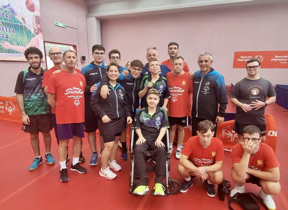 Pongistica Messina e Orizzonte Gela protagoniste alla finale degli Special Tennistavolo -