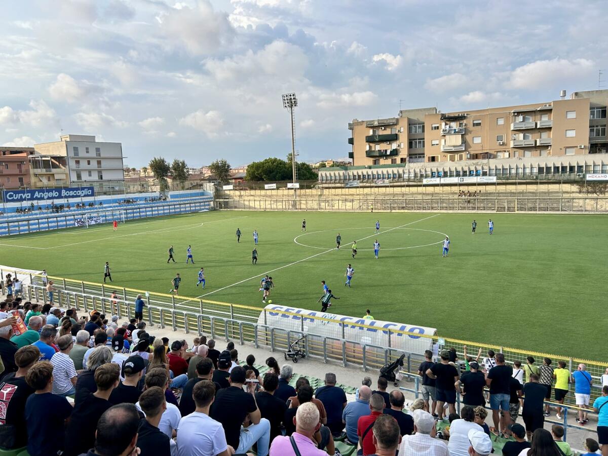 Il Gela “stecca” all’esordio in Coppa, 0-2 al “Presti” contro l’Unitas Sciacca -