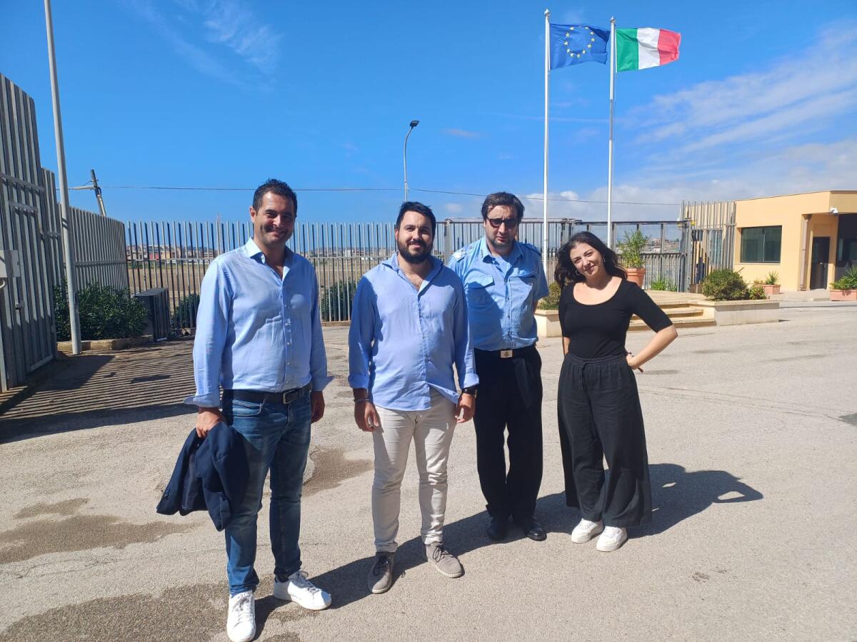 Il sindaco in visita al carcere di Balate -