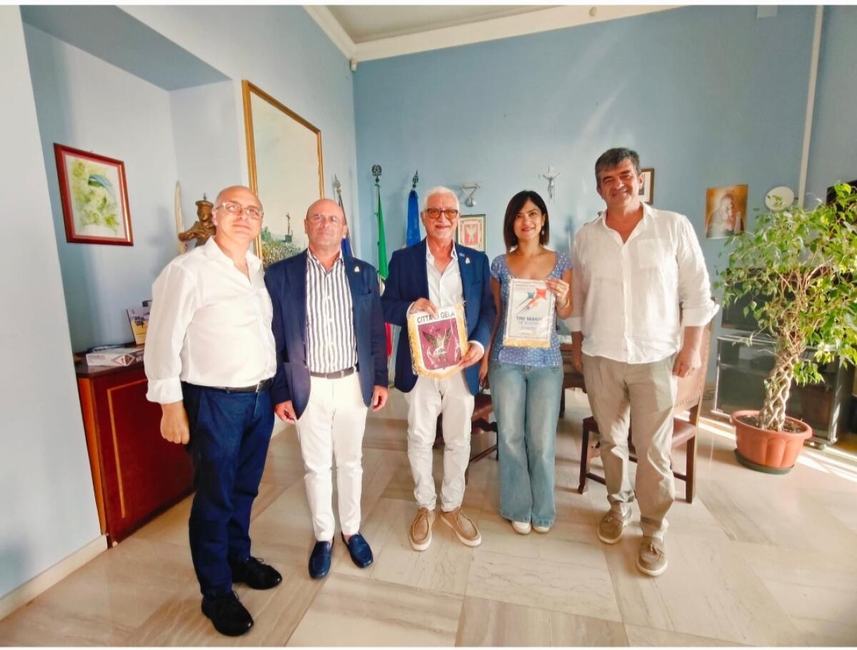 Il governatore del Distretto 2110 Sicilia- Malta del Rotary ricevuto in municipio -