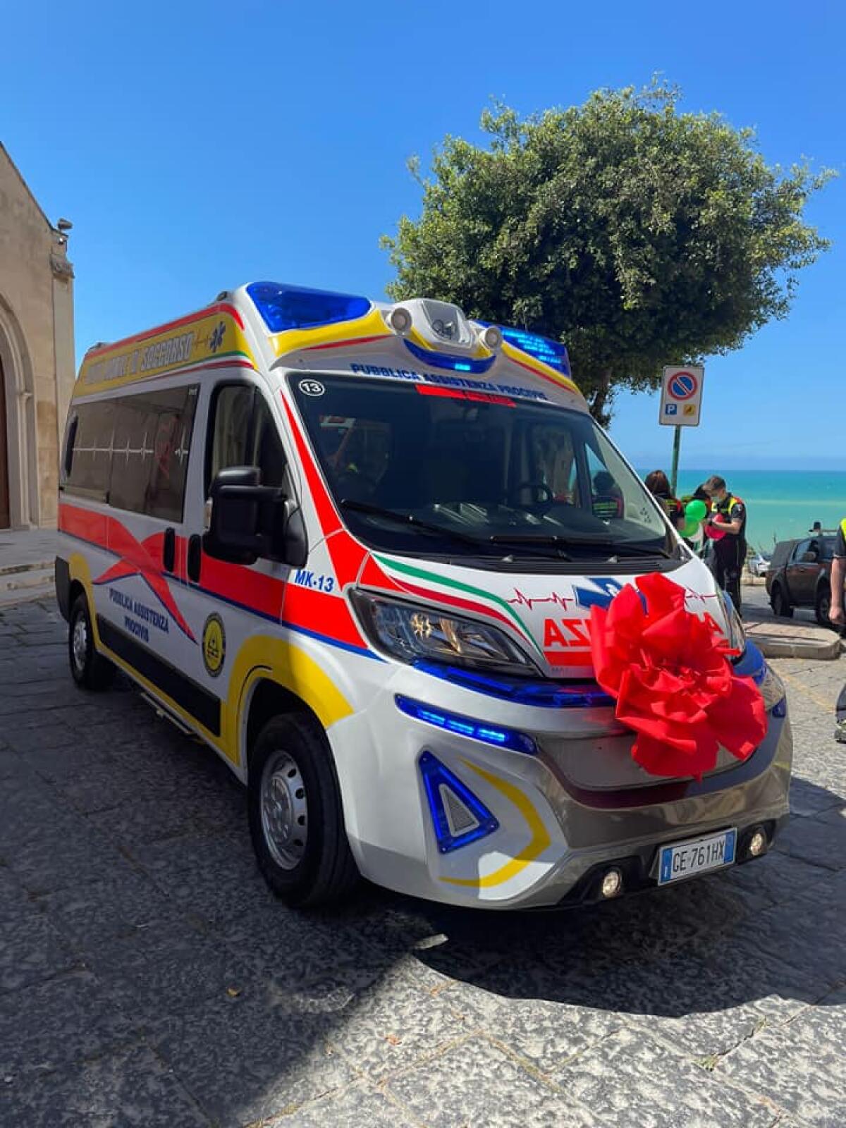 Visite e prelievi dei dipendenti impianti nell’ambulanza ProCivis a Settefarine -