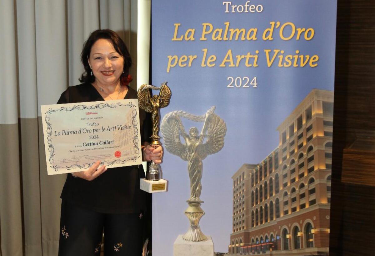 Trofeo la Palma d’oro di Montecarlo a Cettina Callari -