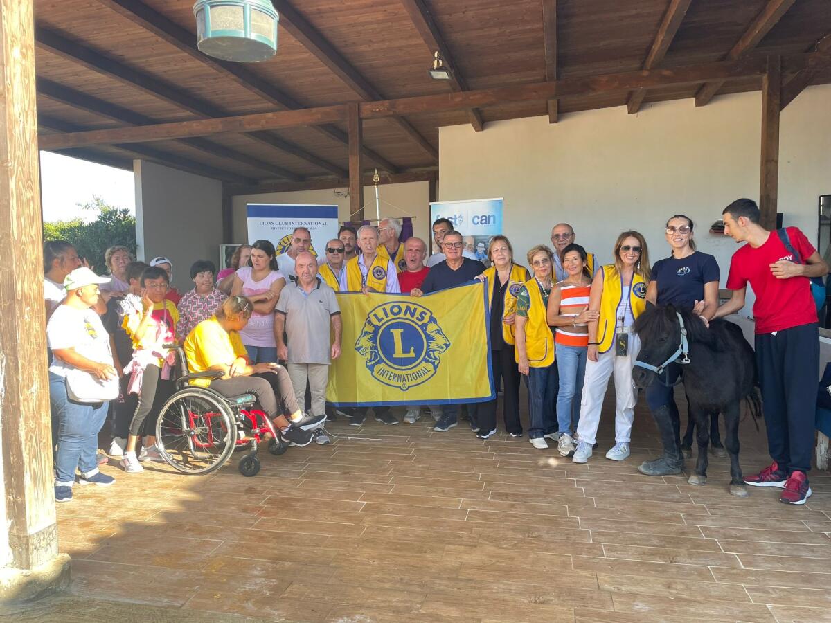 L’ippoterapia, strumento inclusivo ed educativo: service Lions al centro Peg Lago Biviere - 