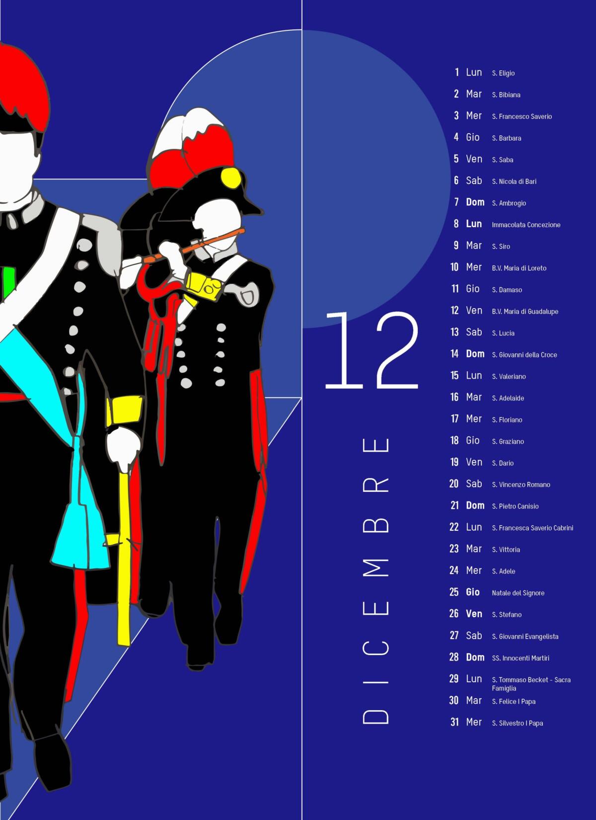 Presentato il Calendario Storico dell’Arma dei Carabinieri edizione 2025 -