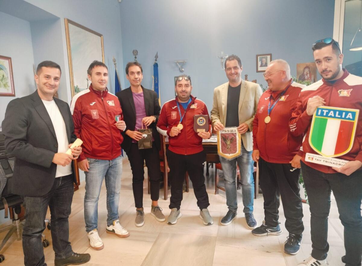 Premiati gli atleti della Tav Trinacria di Gela campione d’Italia skeet -