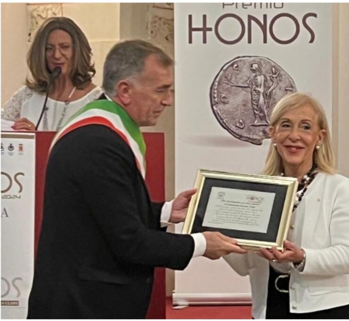 Premio ‘Honos’ per la Soprintendente Vullo -
