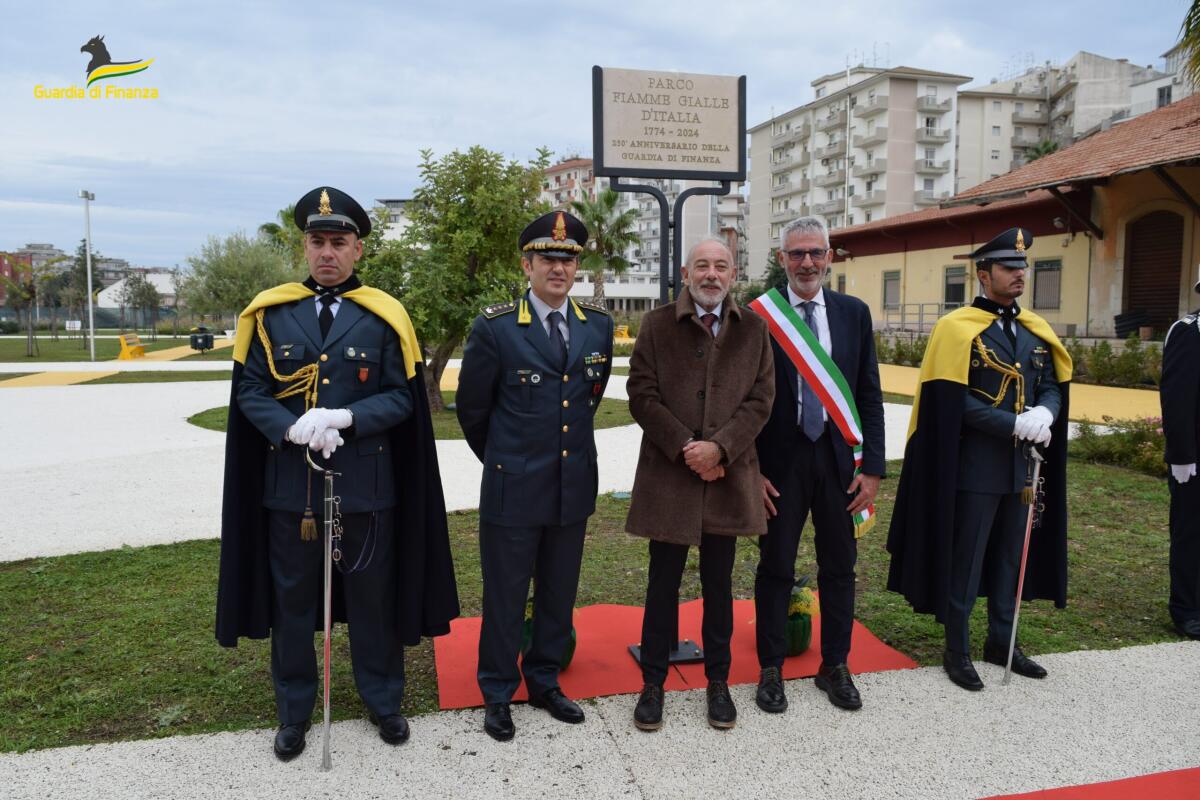 Parco urbano intitolato alla GdF - 