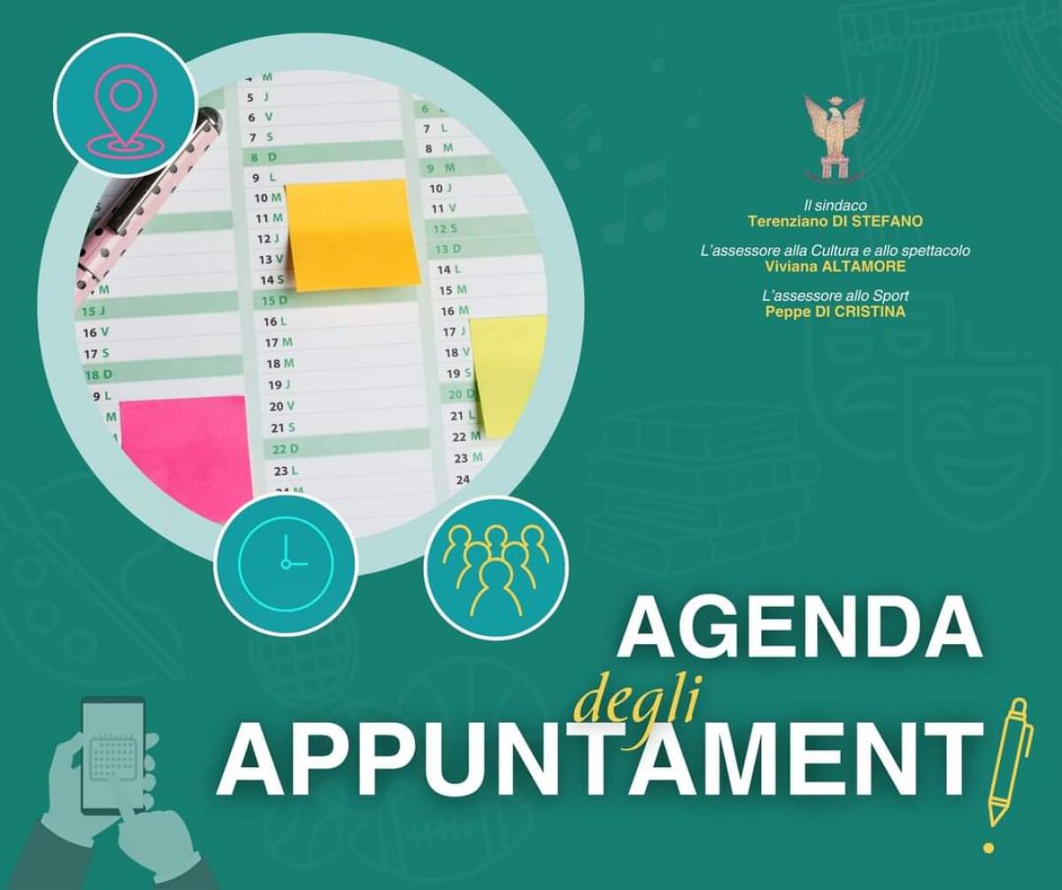 Nasce l’Agenda degli appuntamenti culturali e sportivi -