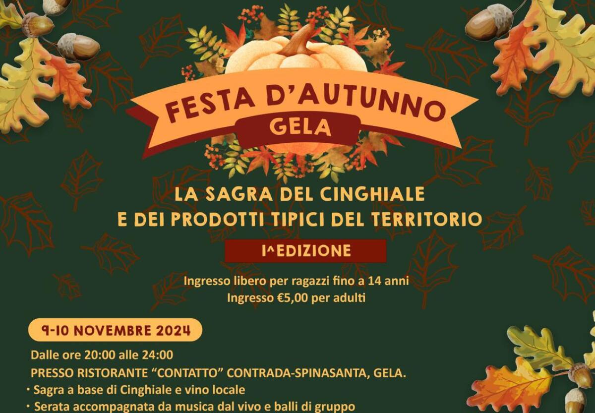 Start stasera per la prima sagra del cinghiale nel territorio gelese - 
