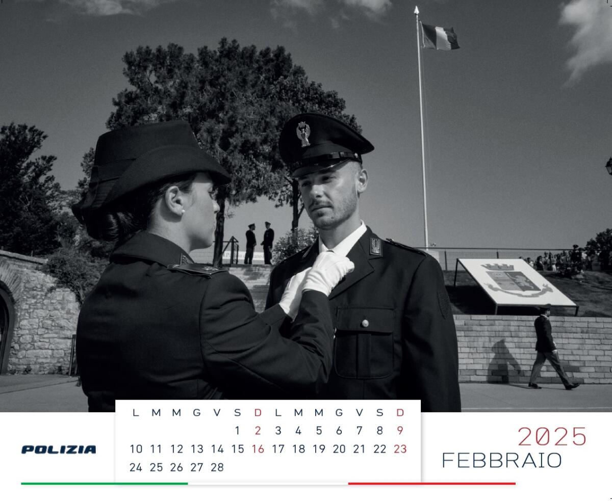 Oggi la presentazione del Calendario 2025 della Polizia di Stato - 