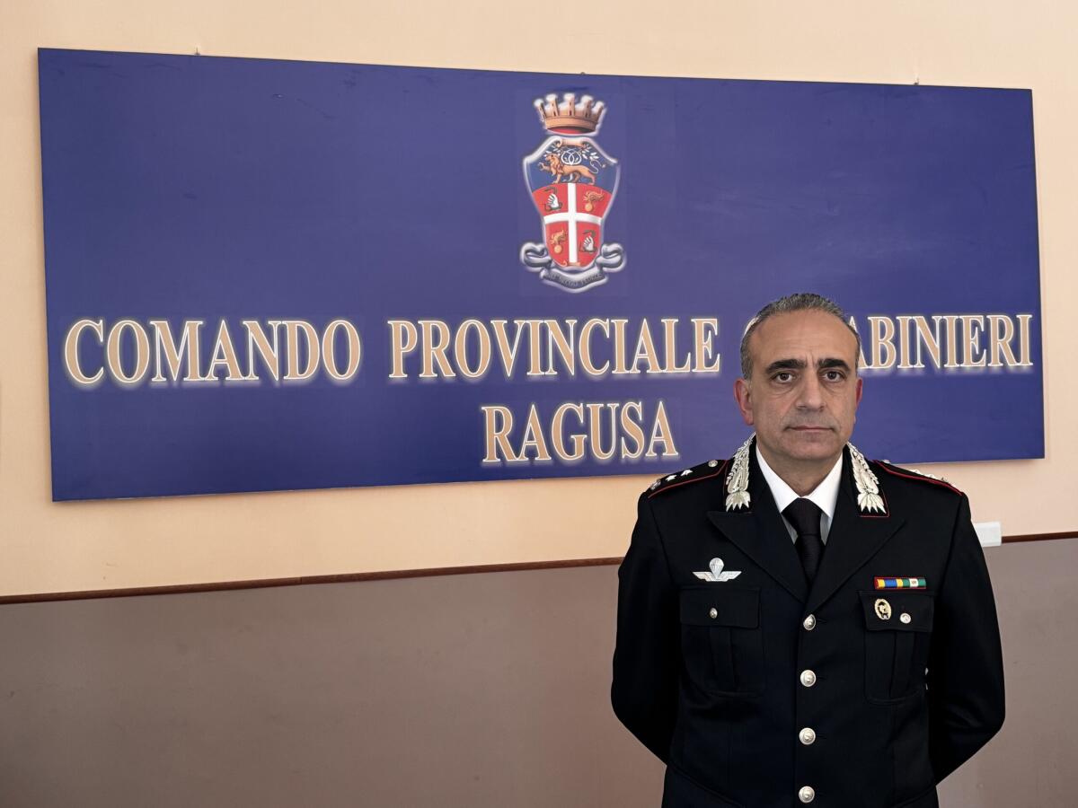 Nuovo Comandante del Reparto Operativo del Comando Provinciale di Ragusa - 