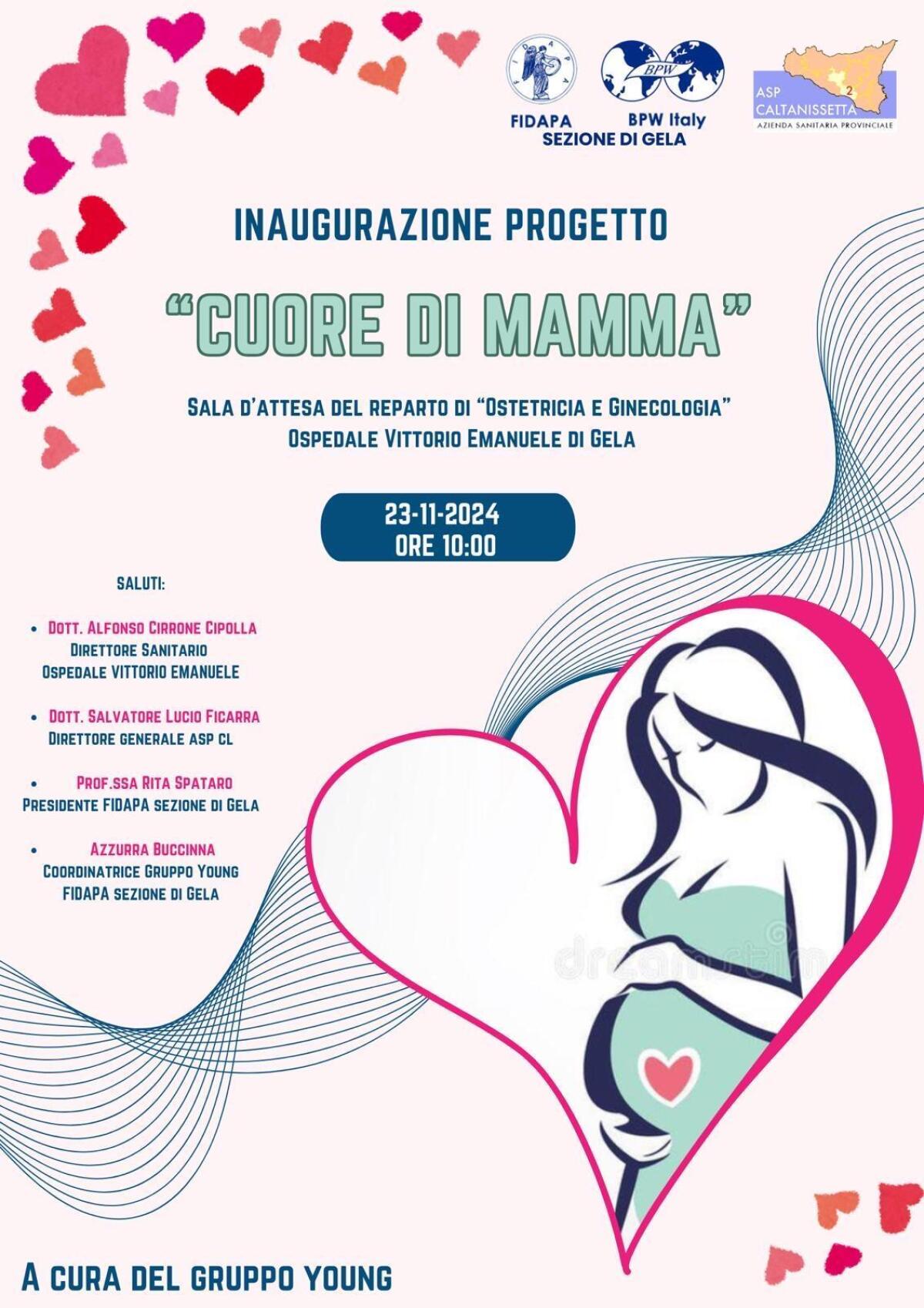 Un murales nella sala d’attesa del reparto di ostetricia - 