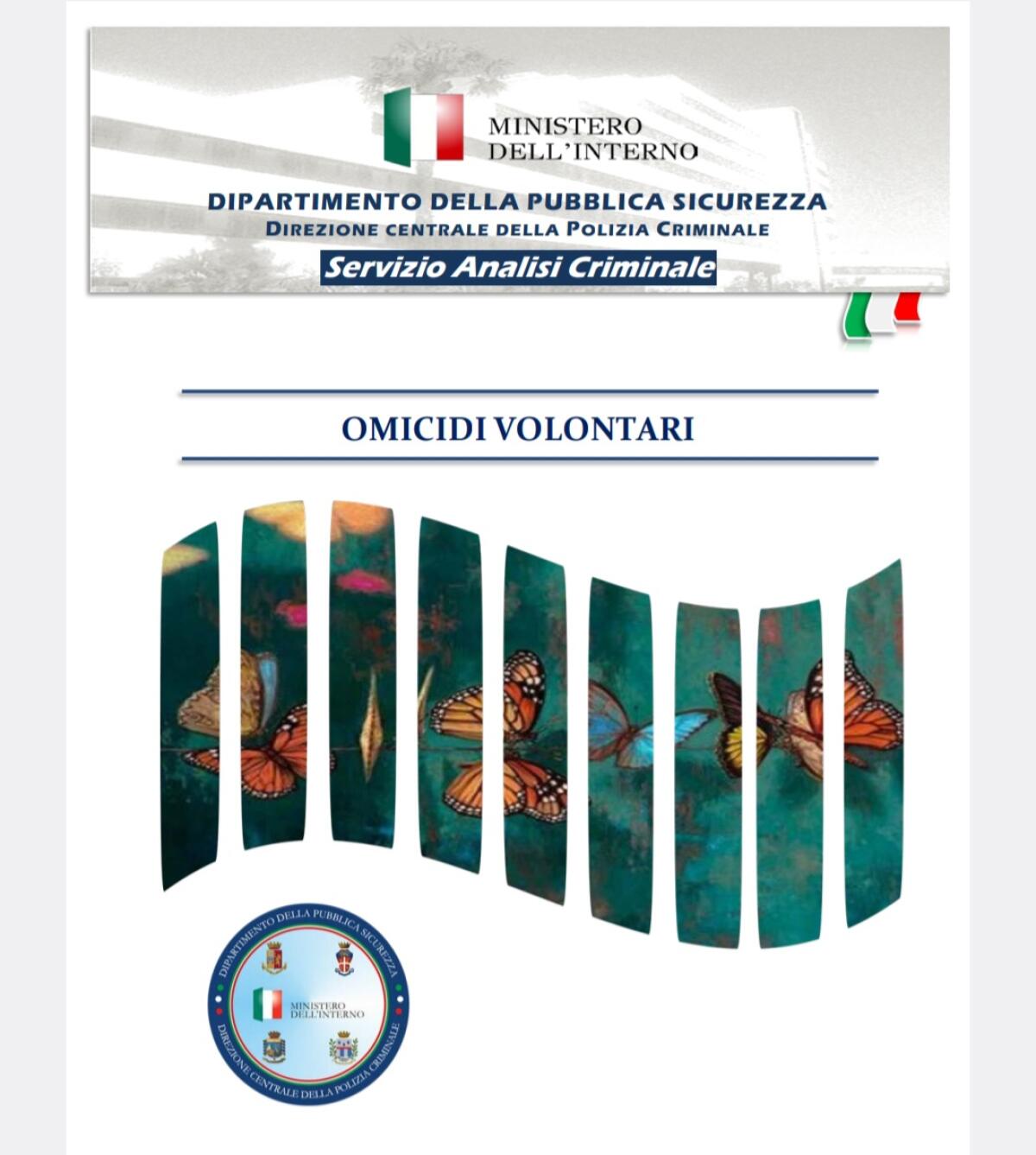 Buone notizie dal Ministero: omicidi e femminicidi in calo - 