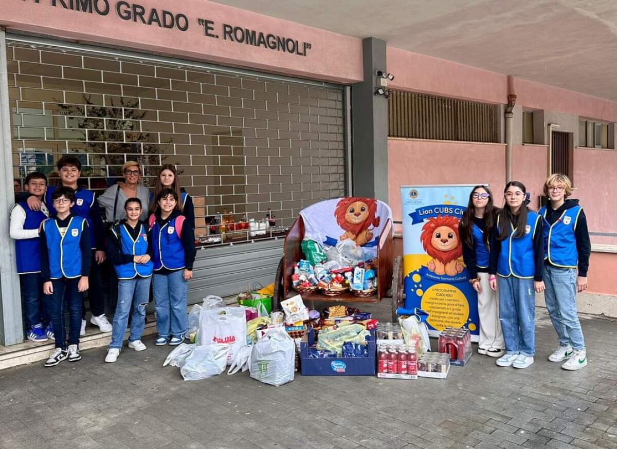 Scuola Romagnoli e cuccioli del Lions Atc insieme per un S.Martino di solidarietà -